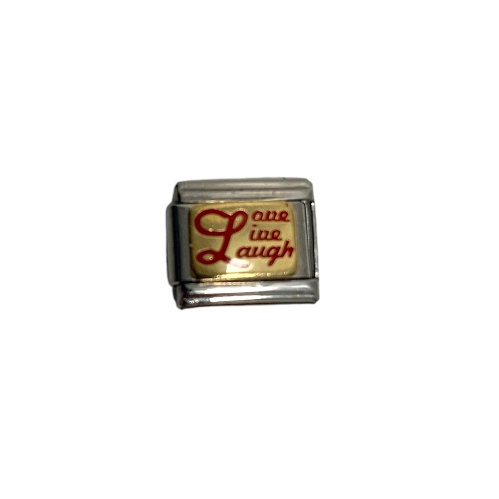 Vintage Y2K Italian charm bracelet love live laugh casino Niagara